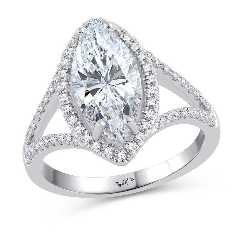 14K 0.44Ct Diam Semi Mount Ring