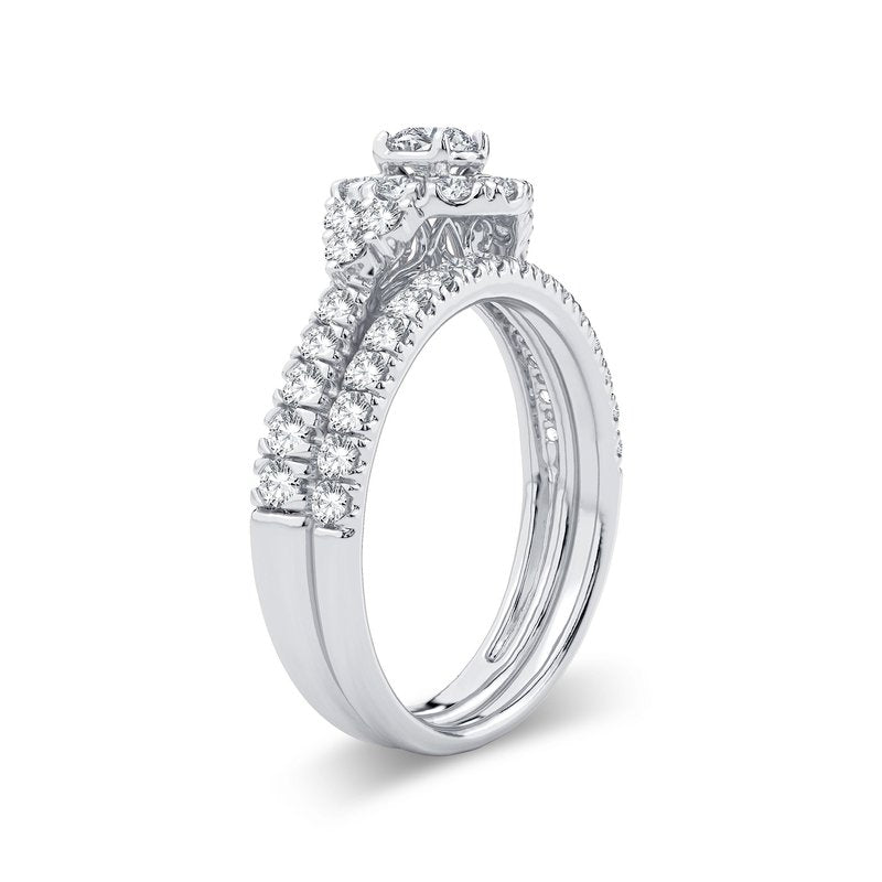 14K 1.00Ct Diamond Bridal Ring