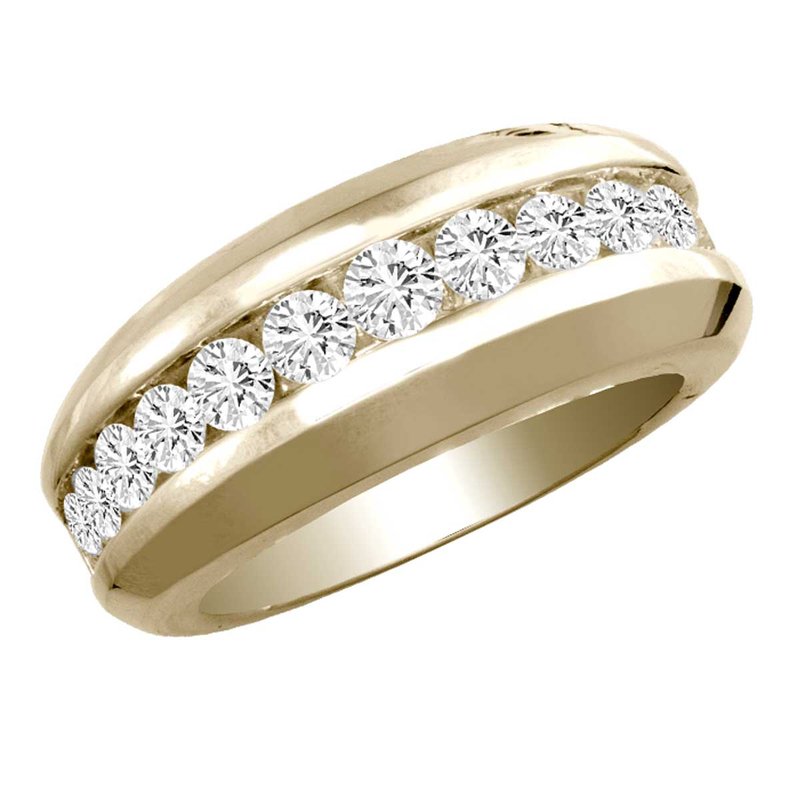 14K 1.88Ct Diam Mens Band