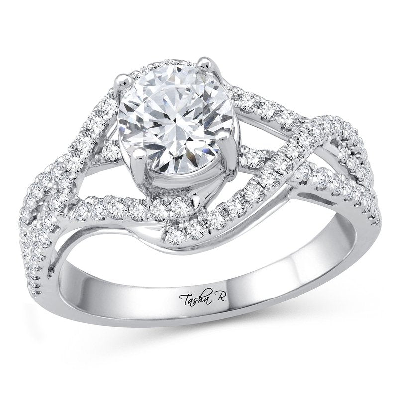 14K 0.50Ct Diam Semi Mount Ring