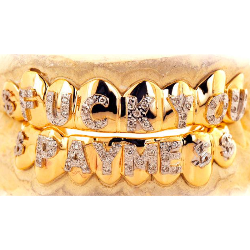 Custom Diamond Pave set Grill