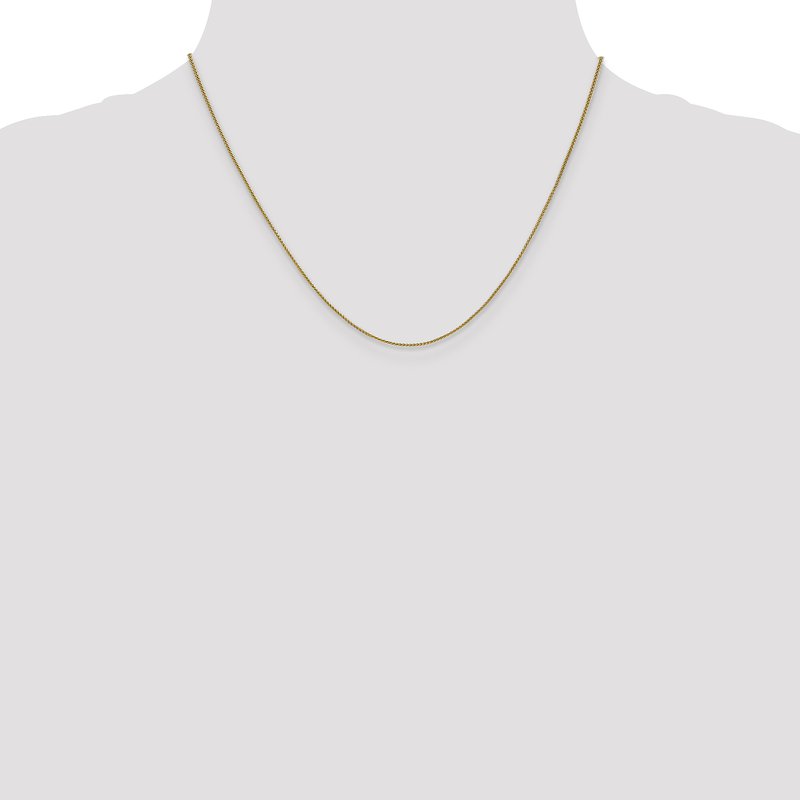 14K .8mm Spiga Chain