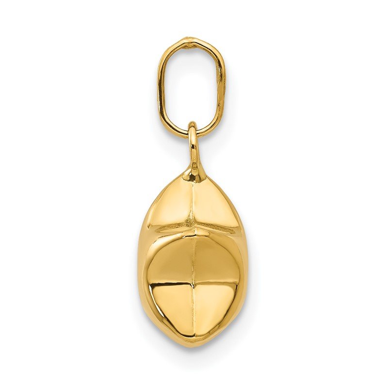 14k 3-D Puffed Star Charm