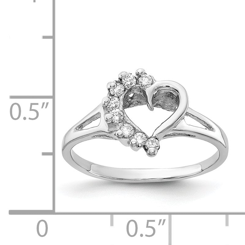 14k White Gold VS Diamond ring