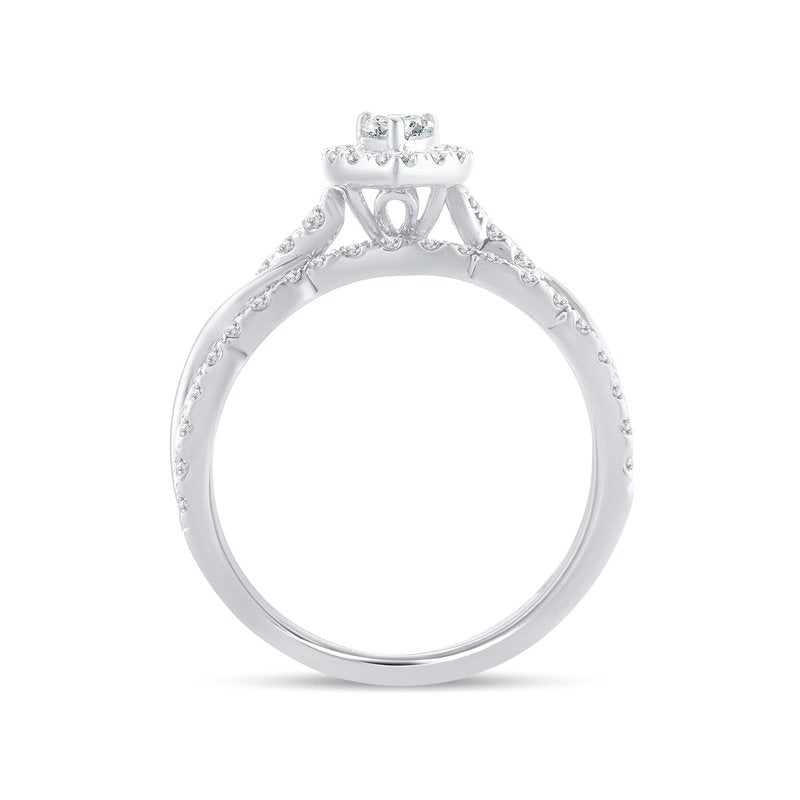 14K 1.00Ct Diamond Bridal Ring
