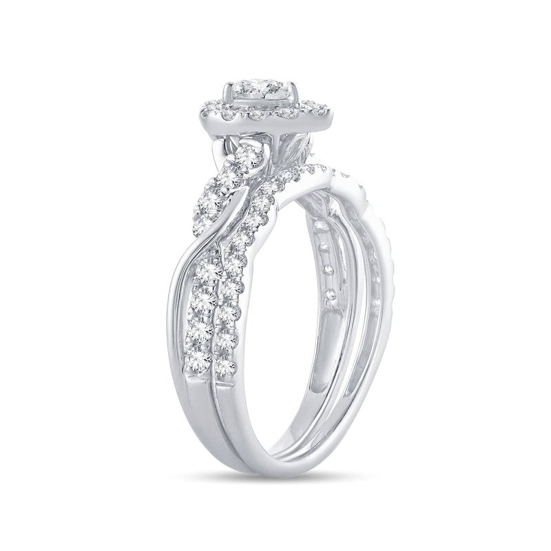 14K 1.00Ct Diamond Bridal Ring
