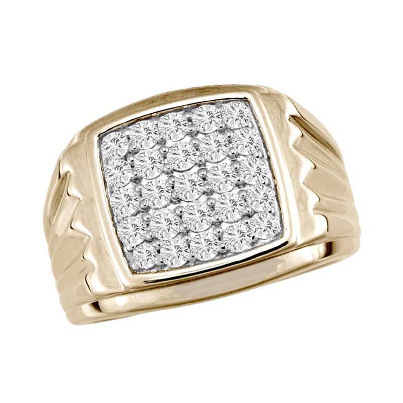 14K 1.00Ct Diam Mens Ring