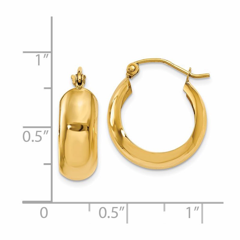 14K Hoop Earrings