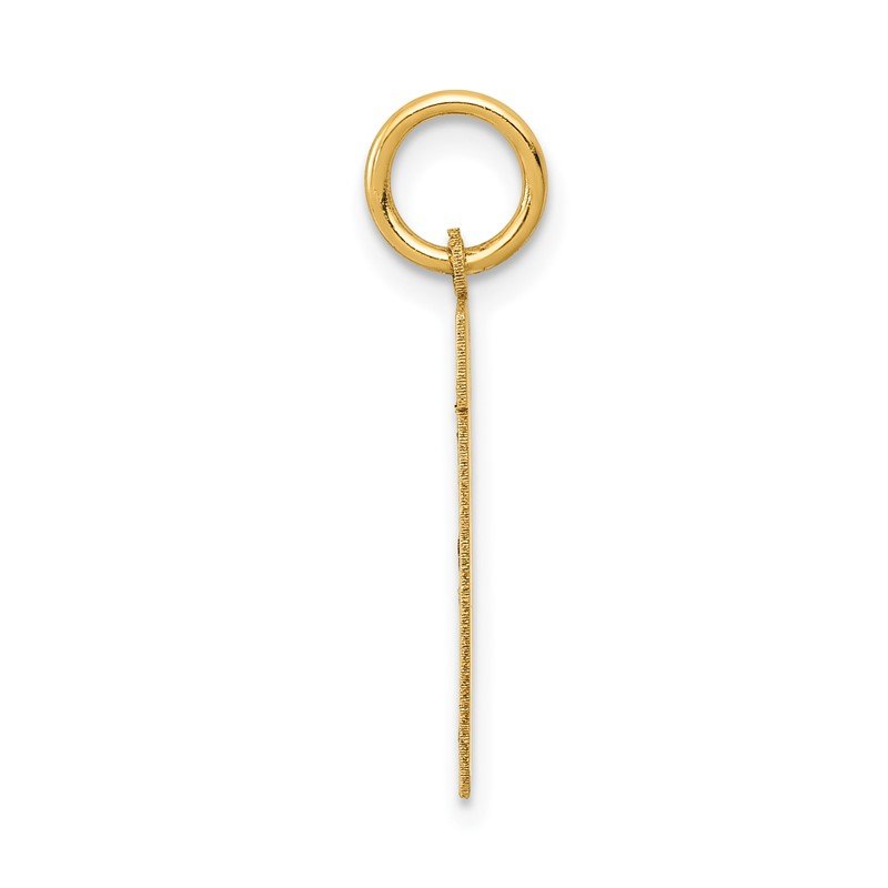 14k Small Satin Number 11 Charm