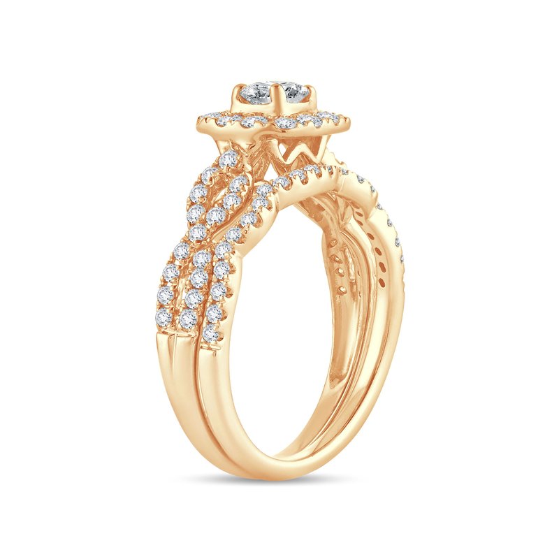 14K 1.00Ct Diamond Bridal Ring