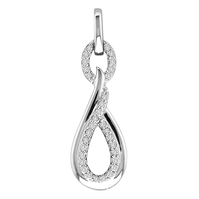 14K 0.14Ct Diamond  Pendant