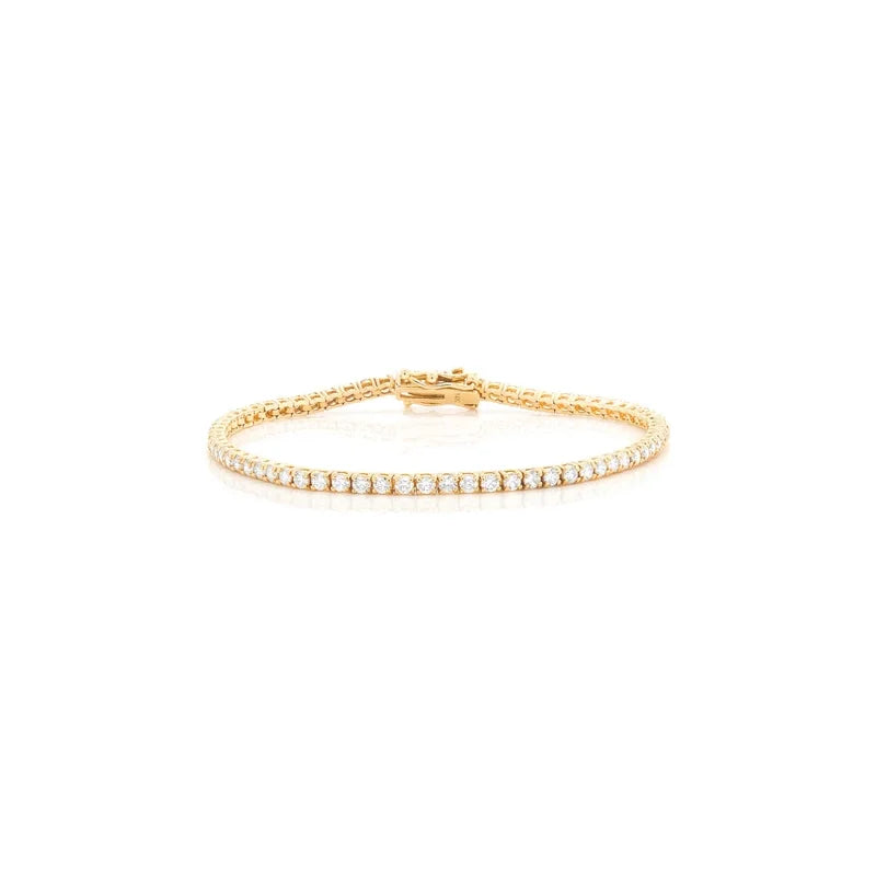 5pt Prong Set Tennis Bracelet 14K 3.00ctw