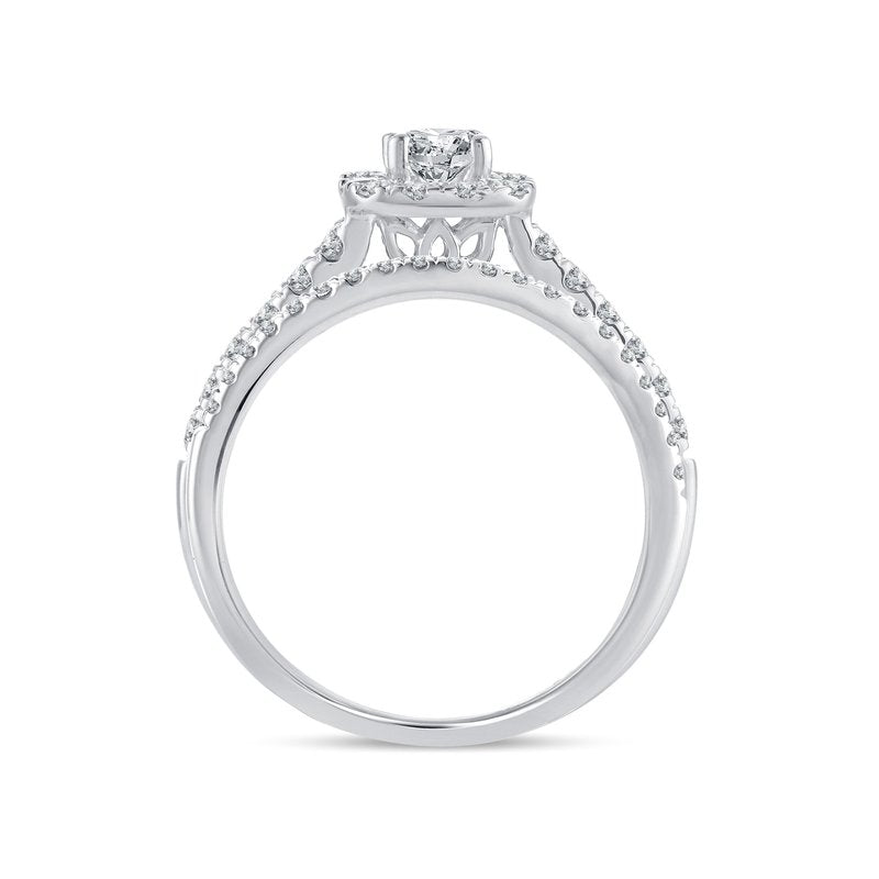 14K 1.00Ct  Diamond Bridal Ring