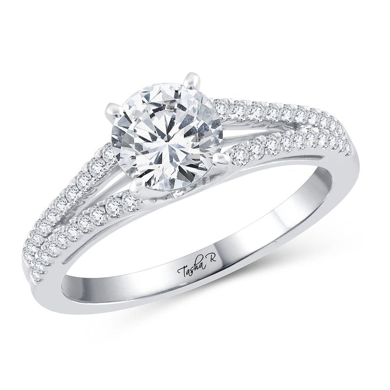 14K 0.25Ct Diam Semi Mount