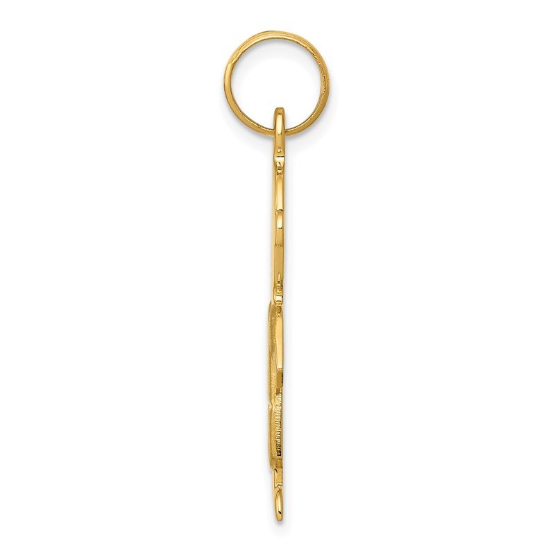 14k Satin Boy Charm