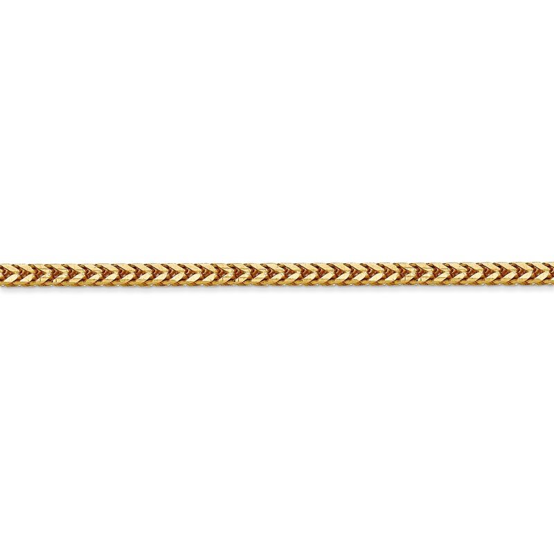 14K 16 inch 2.5mm Franco with Lobster Clasp Chain