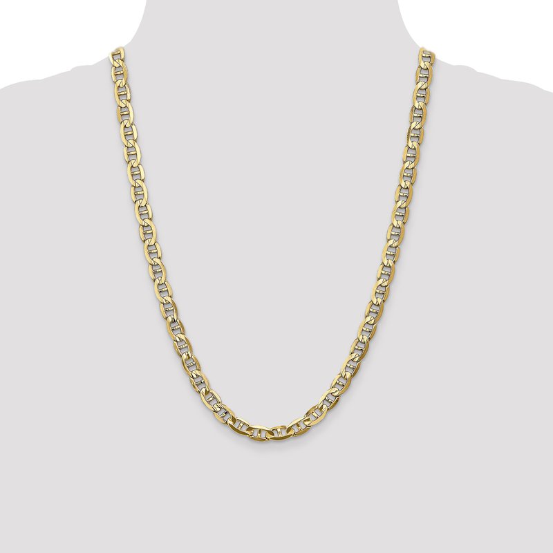 14K 7mm Concave Anchor Chain