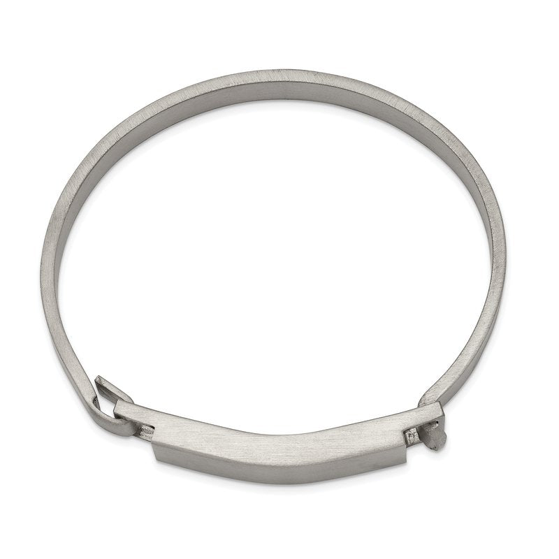 Stainless Steel Brushed 7.8mm ID Bangle