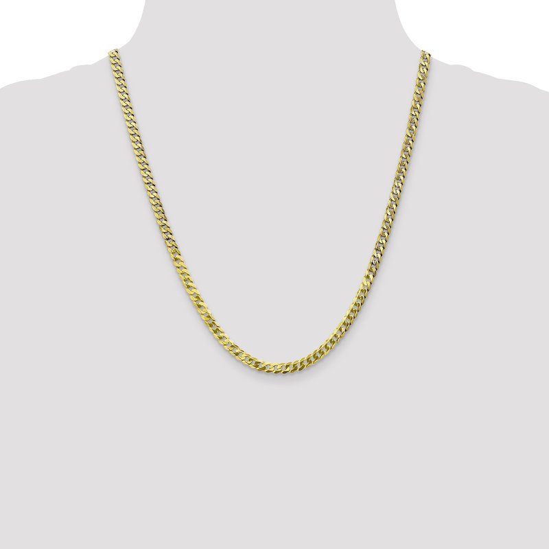 10K 4.6mm Flat Beveled Curb Chain