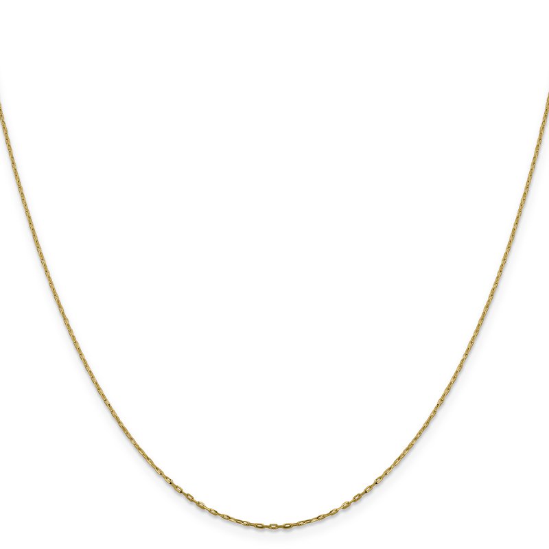 14K 1mm D/C Open Long Link Cable Chain