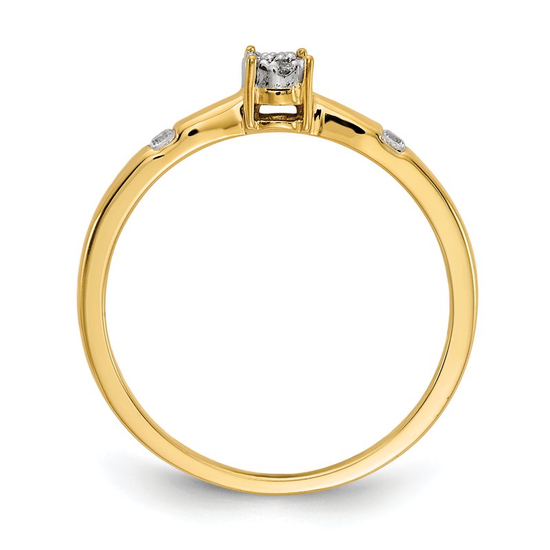 14k Rose Gold Diamond Cluster Ring
