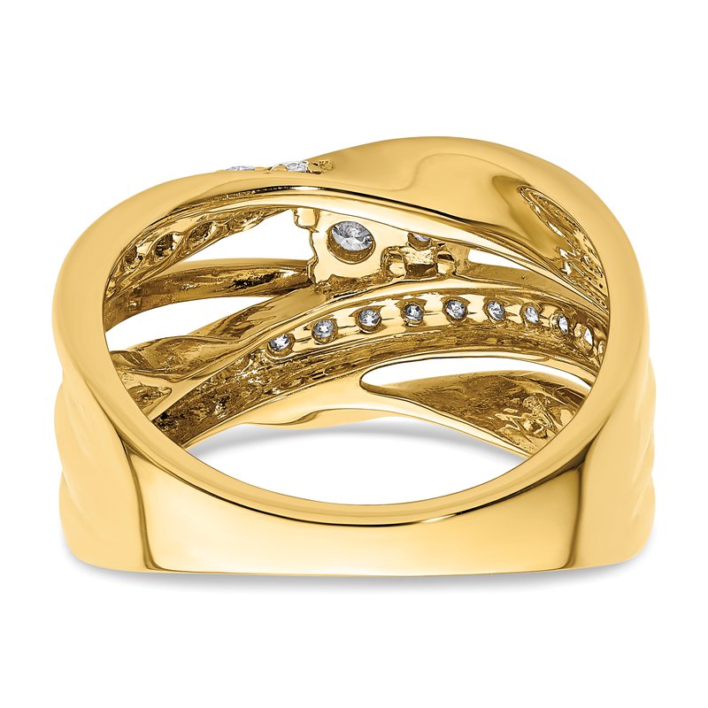 14k Fancy Diamond Ring