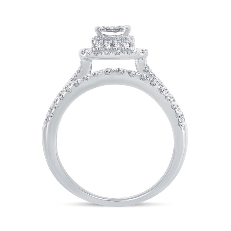 14K  1.51Ct  Diamond  Bridal  Ring
