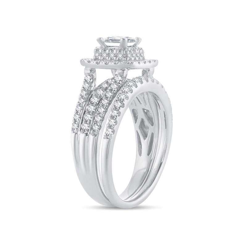 14K  1.51Ct  Diamond  Bridal  Ring