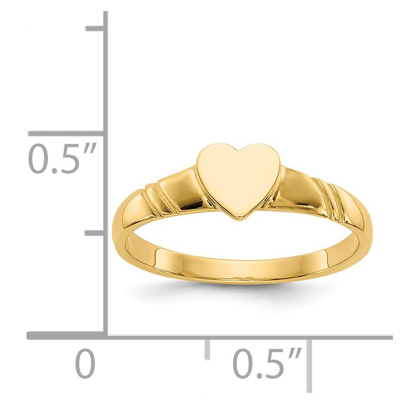 14k Children's Heart Ring