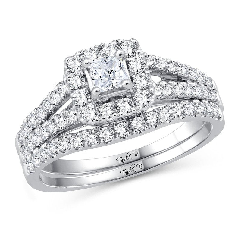 Platinum 1.00Ct Diam Bridal Ring