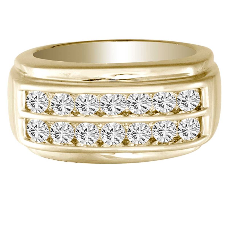 14K 1.50Ct Diam Men&amp;Comma;S Ring