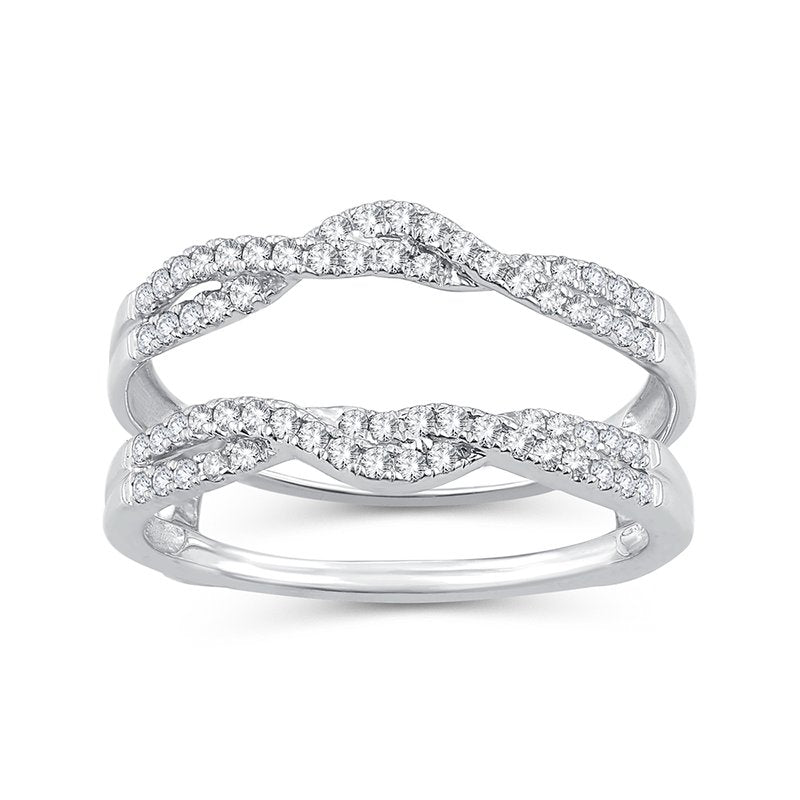 14K 0.33Ct Diamond Ring Guard