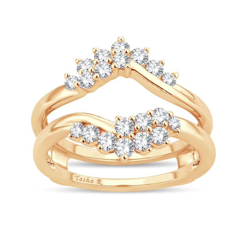 14K  0.66 Ct Diamond Ring Guard