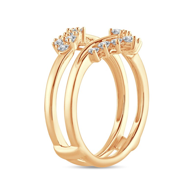 14K  0.66 Ct Diamond Ring Guard