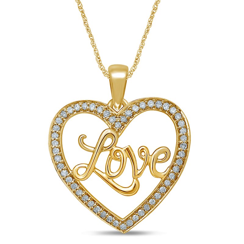10K 0.14Ct Diamond Pendant