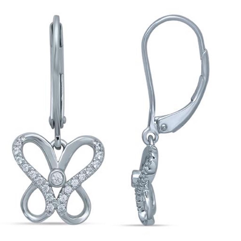 14K 0.30Ct Diamond Earring