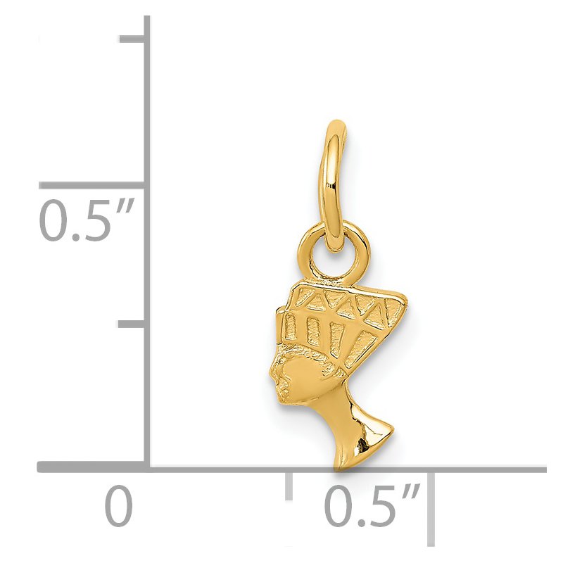 14k Nefertiti Charm