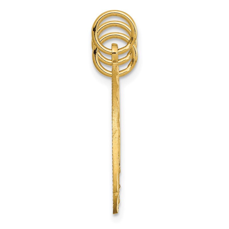 14k 3-piece Break-apart BEST FRIENDS Charm