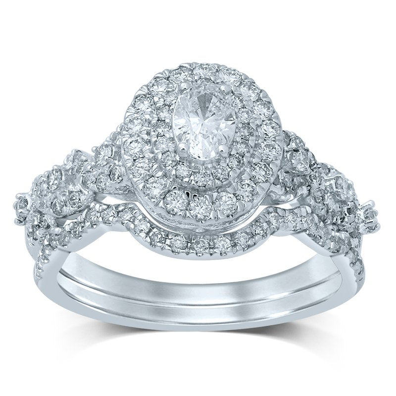 14K 1.00Ct Diamond Bridal Ring