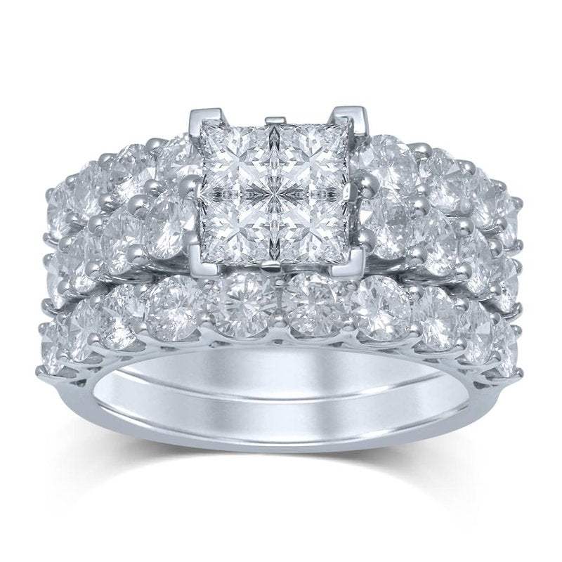 14K 3.95Ct Diamond Bridal Ring