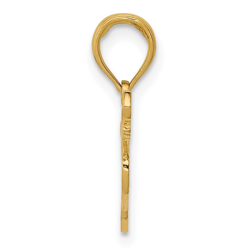 14K Acoustic Guitar Pendant