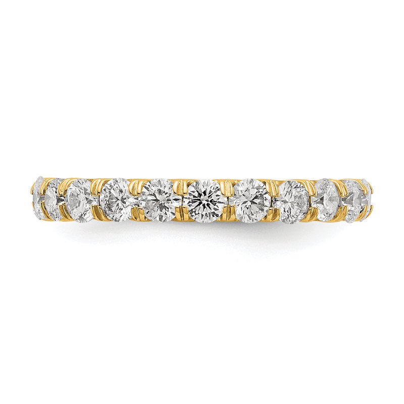14K Rose Gold 1/2 carat Lab Grown Diamond VS+ F+ Size 4.5 Complete Eternity Band