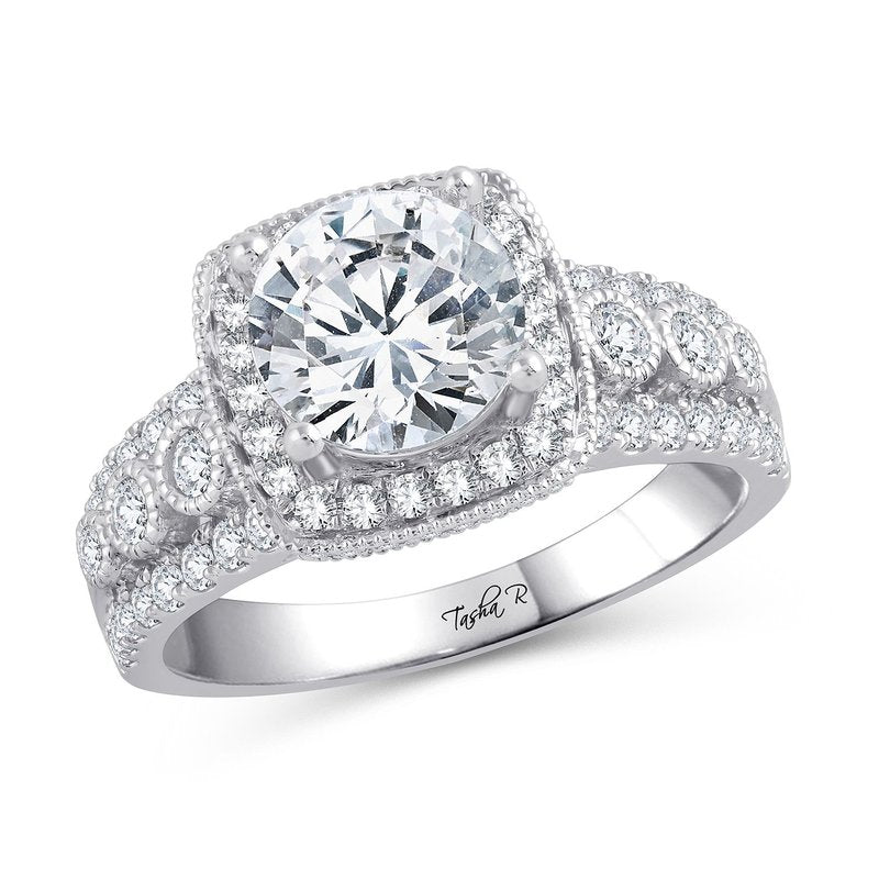 14K 0.83Ct Diam Semi Mount