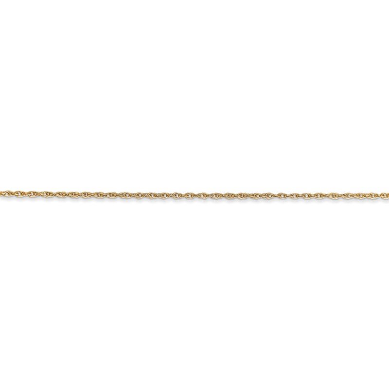 14K 14 inch .8mm Light Baby Rope with Spring Ring Clasp Chain