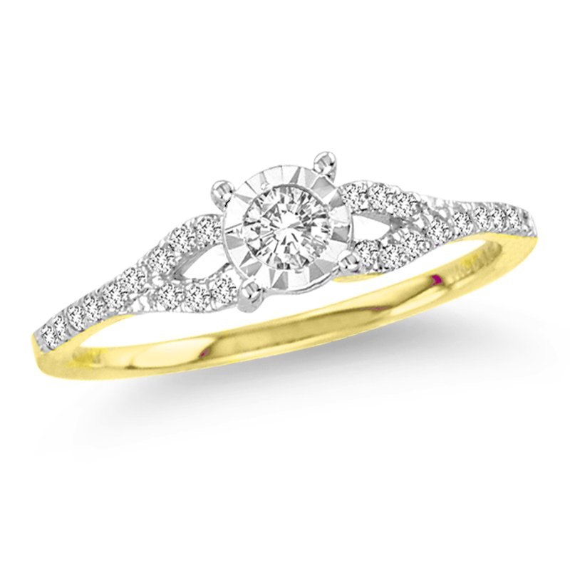 14K 0.25Ct Diamond Ring