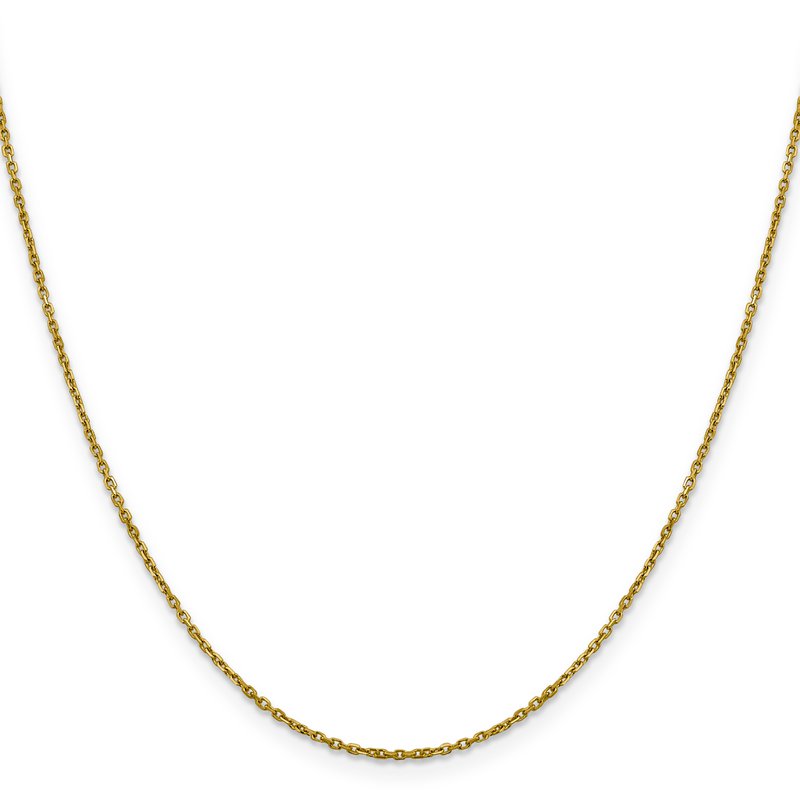 14K 1.25mm D/C Cable Chain
