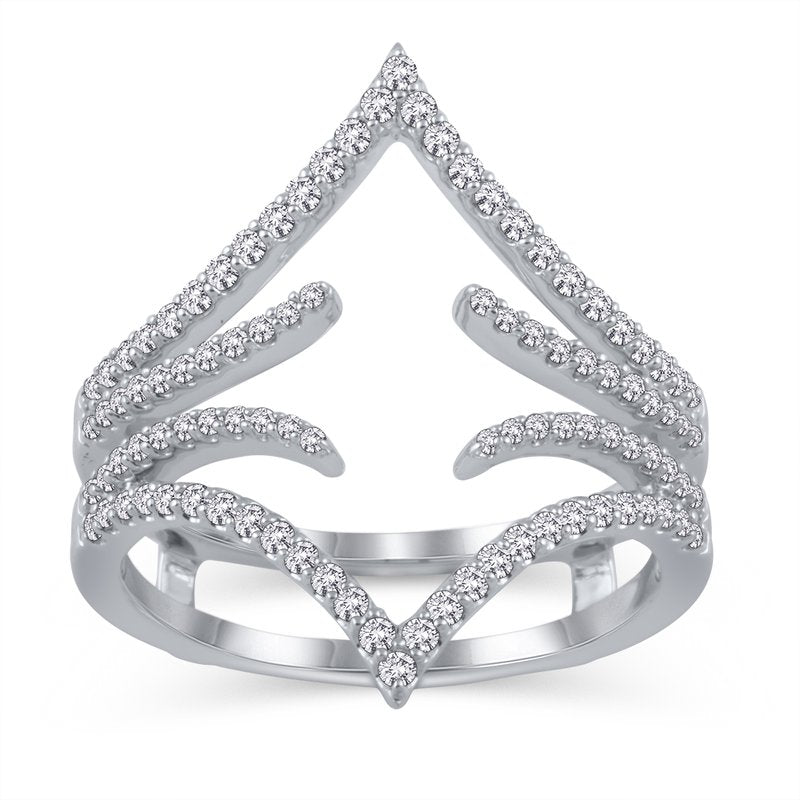 14K 0.50Ct Diamond Ring Guard