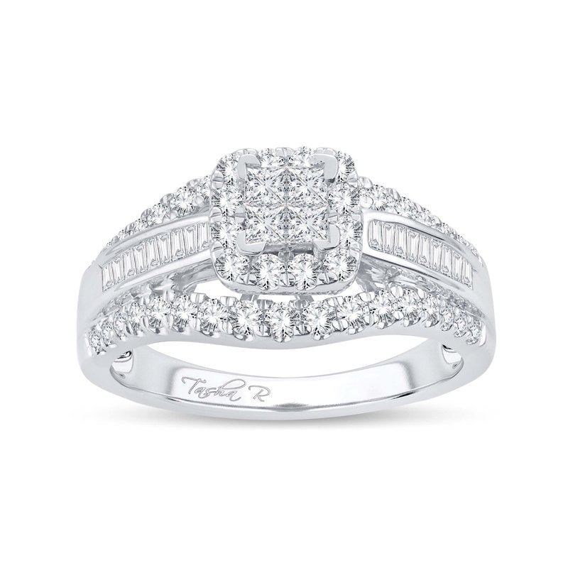 14K  1.00Ct Pr/Ct  Diamond Bridal   Ring