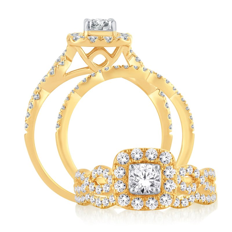 14K 1.00Ct Diamond Bridal Ring
