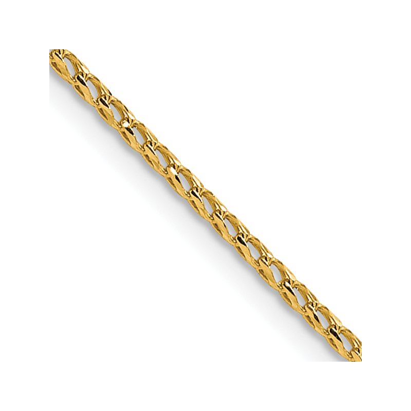 14K 1mm D/C Open Franco Chain